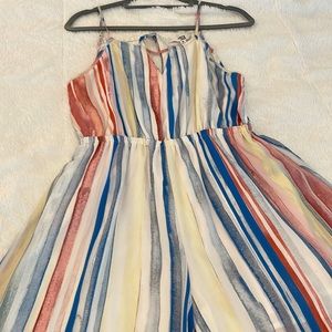 Colorful jumpsuit size medium.